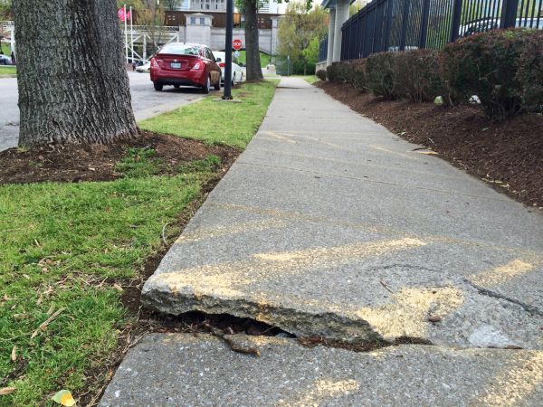 Cement Sidewalk Repair in Evansville