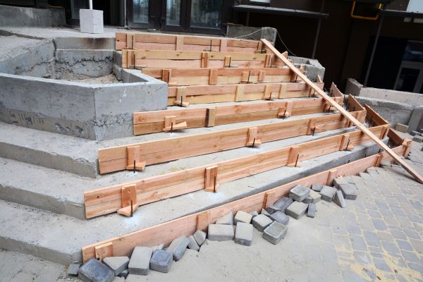 Cement Step Repair in Evansville