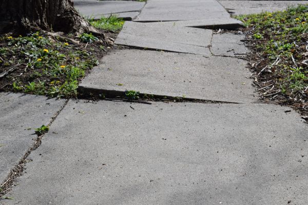 Sidewalk Trip Repair in Evansville
