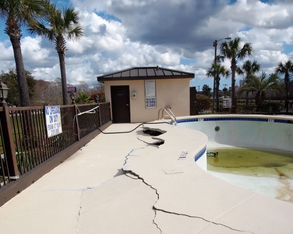 Cracked Patio Repair in Evansville